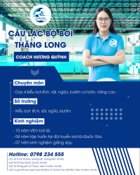 Profile Hương Quỳnh - HLV Câu lạc bộ bơi Thăng Long